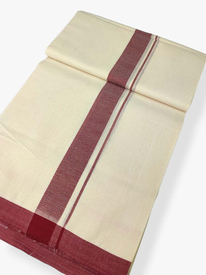  Kerala Balaramapuram Handloom Mundu/Dhoti Pure Cotton