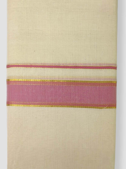  Kerala Balaramapuram Handloom Mundu/Dhoti Pure Cotton