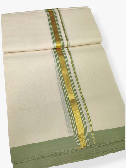  Kerala Balaramapuram Handloom Mundu/Dhoti Pure Cotton