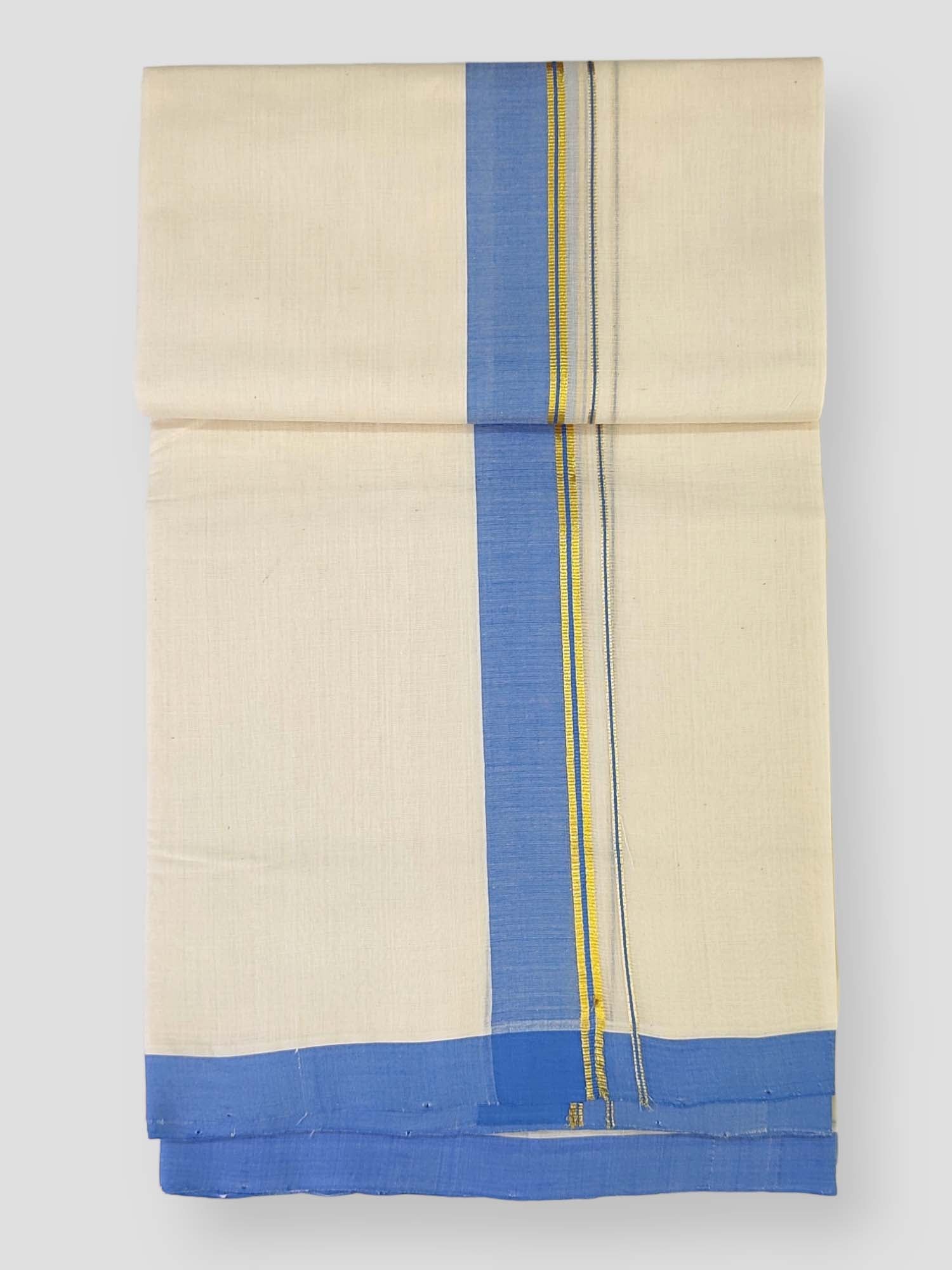  Kerala Balaramapuram Handloom Mundu/Dhoti Pure Cotton