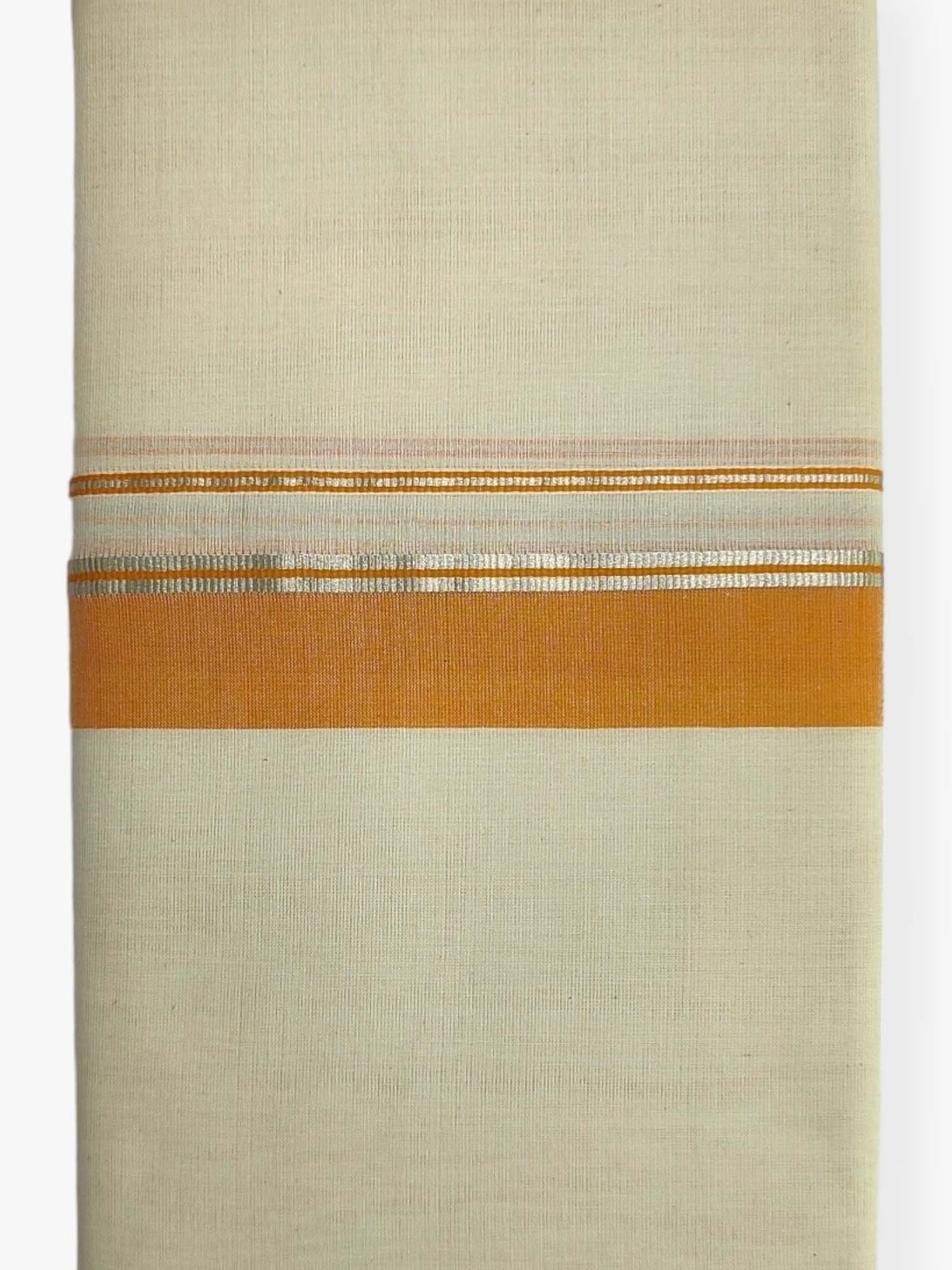  Kerala Balaramapuram Pure Cotton Handloom Mundu/Dhoti 