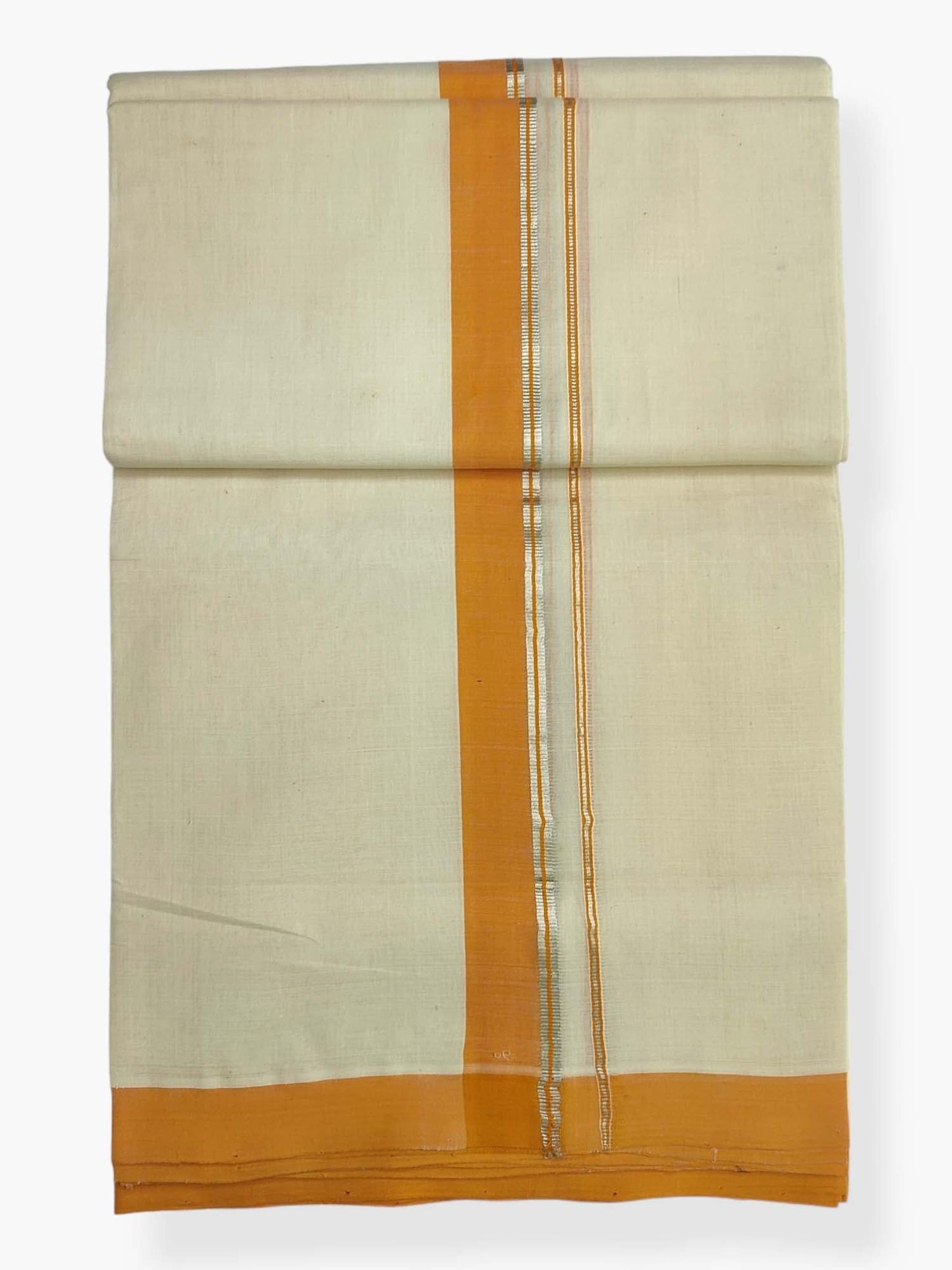  Kerala Balaramapuram Pure Cotton Handloom Mundu/Dhoti 