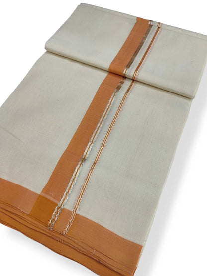  Kerala Balaramapuram Pure Cotton Handloom Mundu/Dhoti 