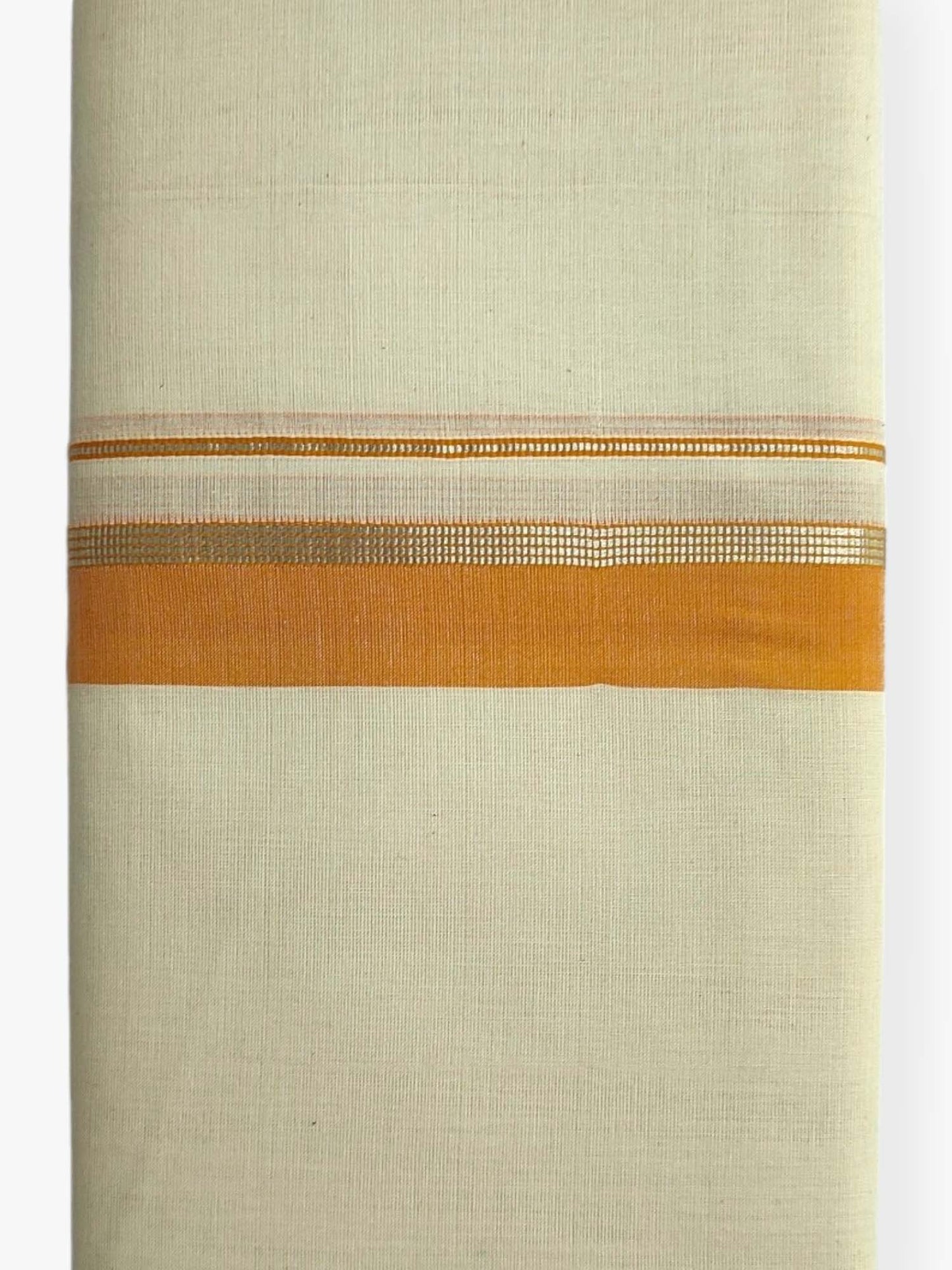  Kerala Balaramapuram Pure Cotton Handloom Mundu/Dhoti 