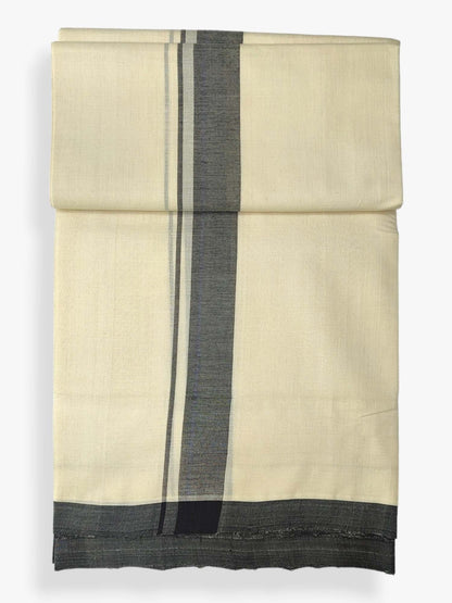  Kerala Balaramapuram Pure Cotton Handloom Mundu/Dhoti 