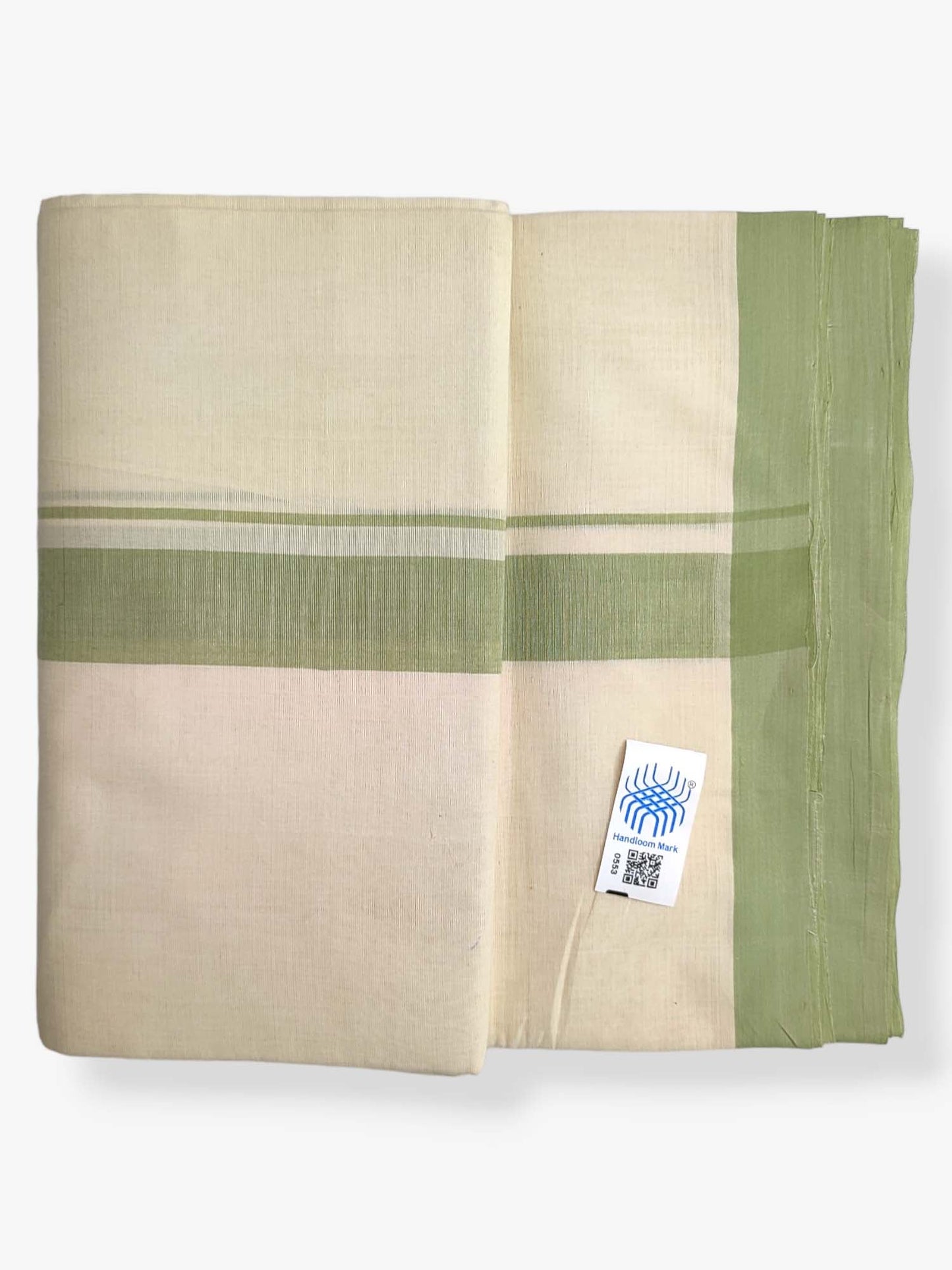  Kerala Balaramapuram Pure Cotton Handloom Mundu/Dhoti 