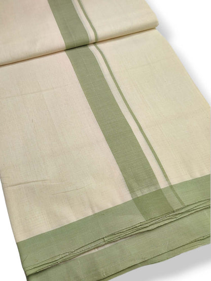  Kerala Balaramapuram Pure Cotton Handloom Mundu/Dhoti 