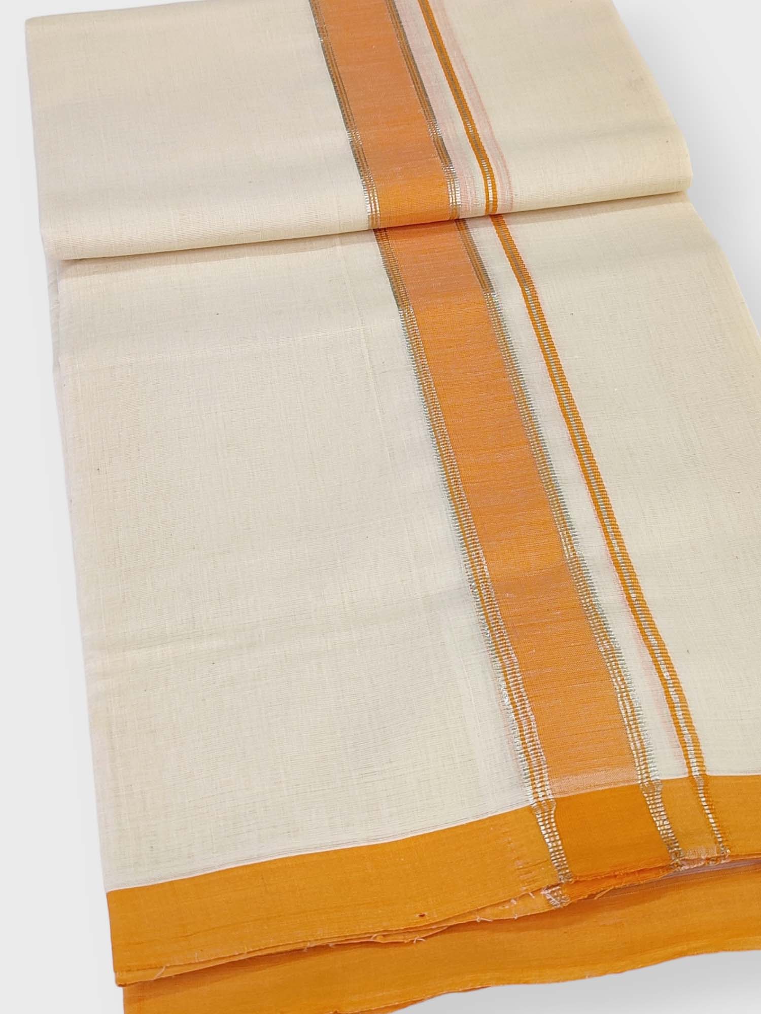 Kerala Balaramapuram Handloom Mundu/Dhoti Pure Cotton