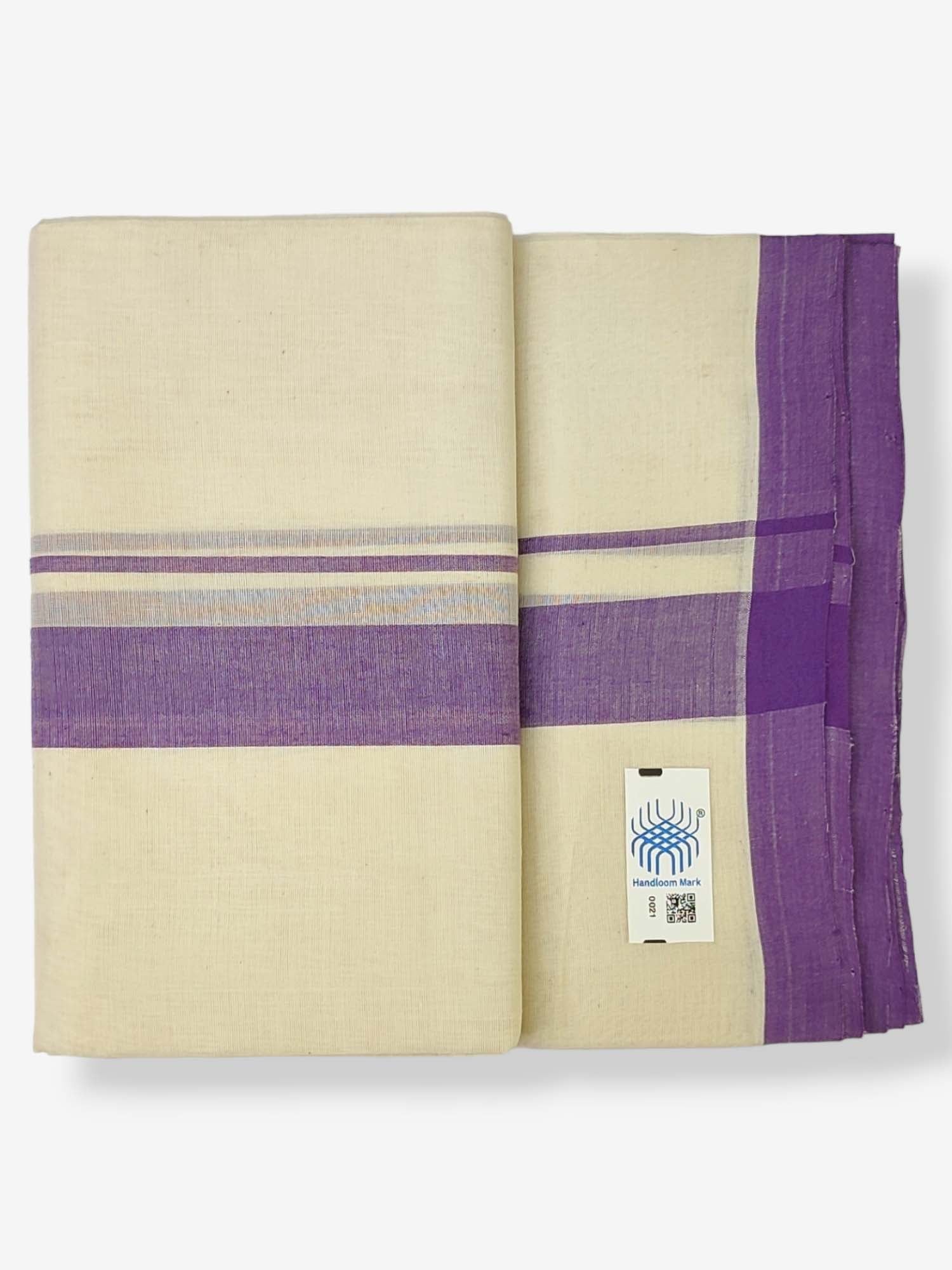  Kerala Balaramapuram Handloom Mundu/Dhoti Pure Cotton