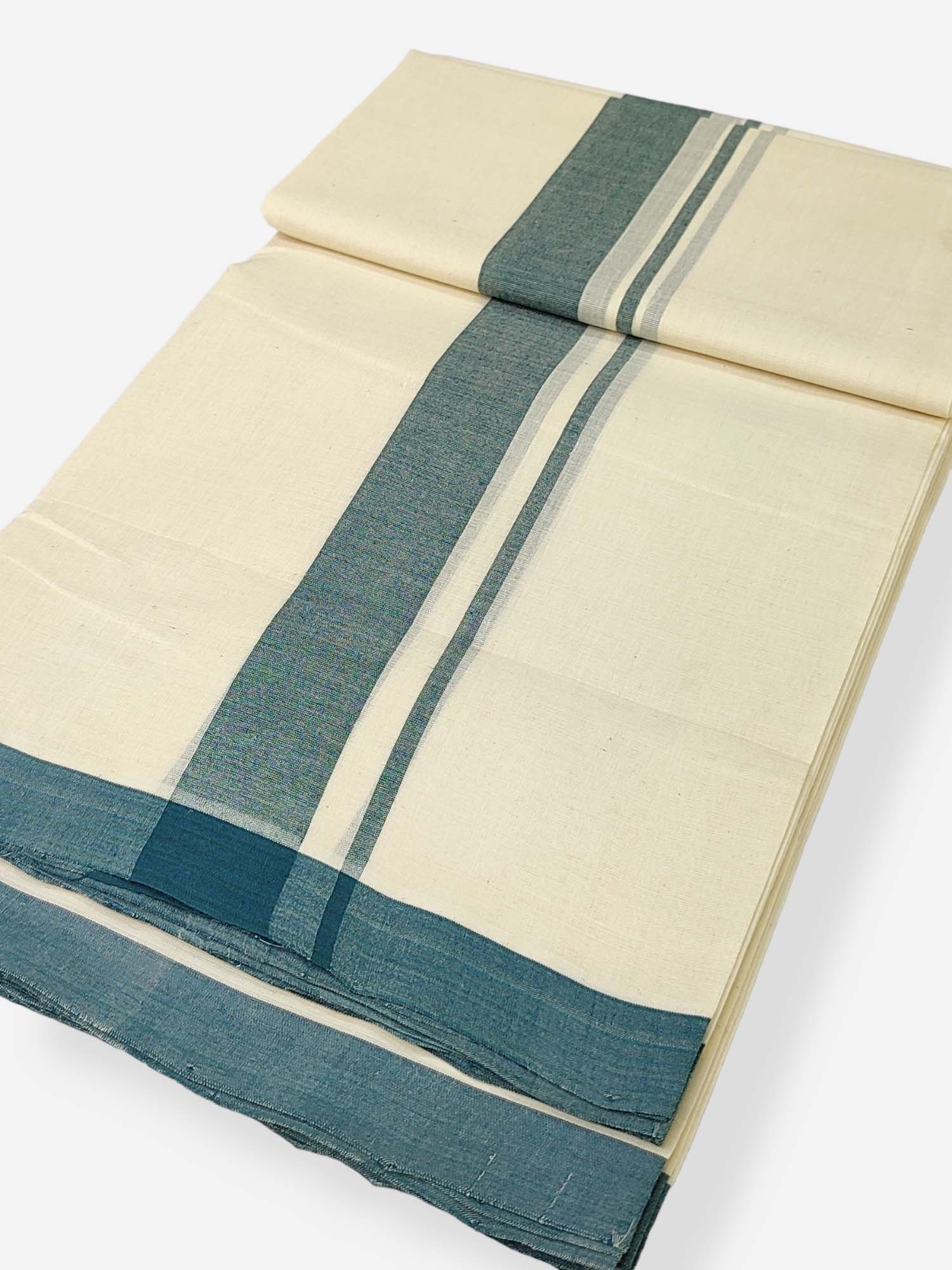  Kerala Balaramapuram Handloom Mundu/Dhoti Pure Cotton