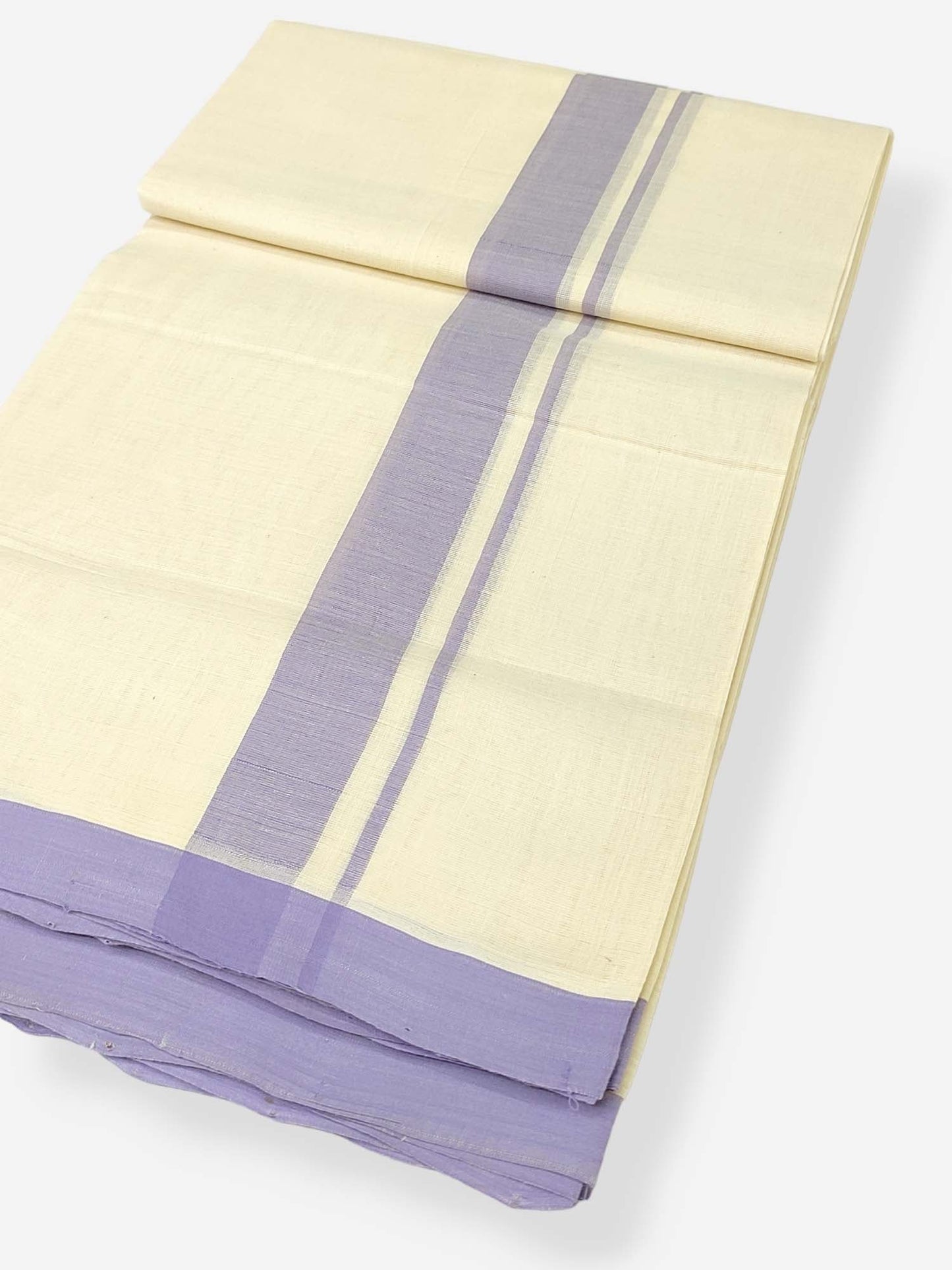  Kerala Balaramapuram Handloom Mundu/Dhoti Pure Cotton
