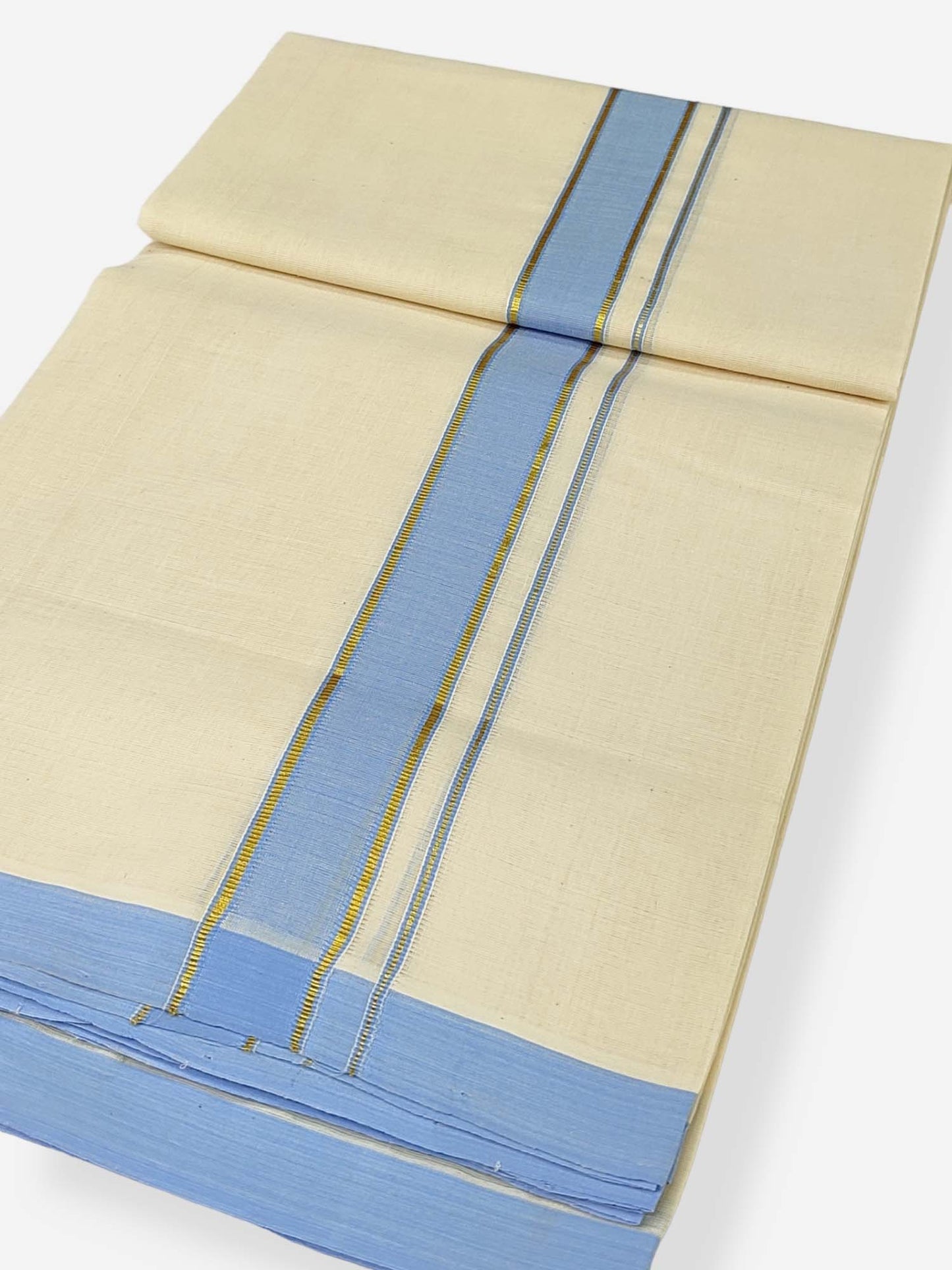  Kerala Balaramapuram Handloom Mundu/Dhoti Pure Cotton
