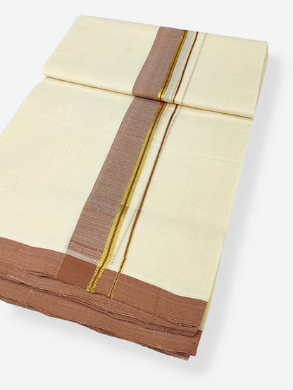  Kerala Balaramapuram Handloom Mundu/Dhoti Pure Cotton