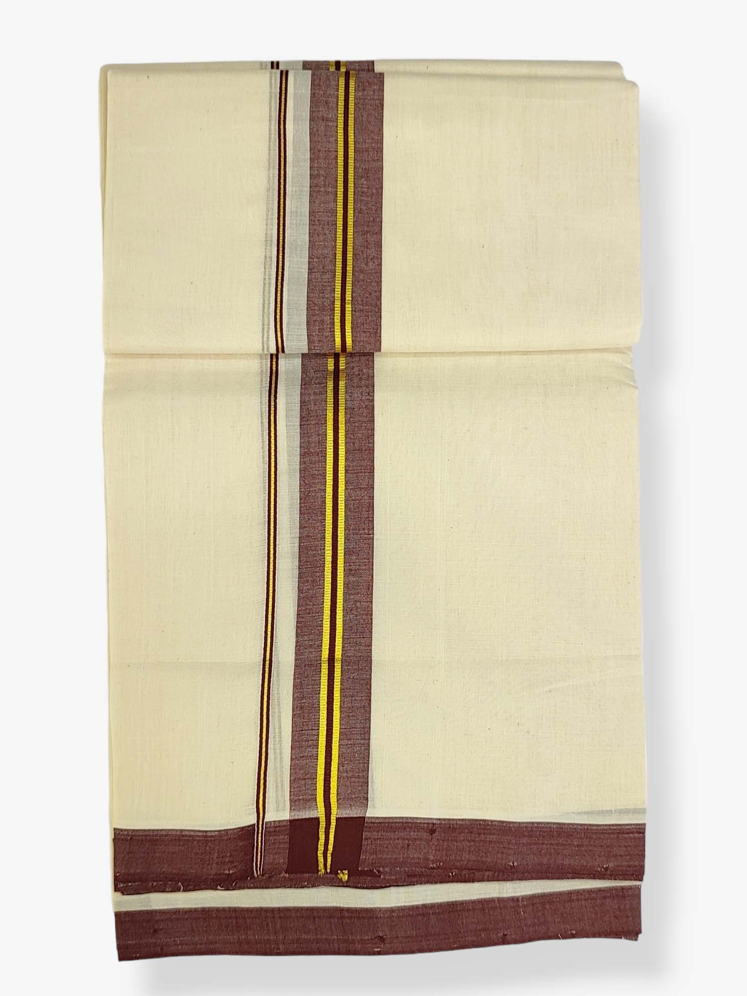  Kerala Balaramapuram Handloom Mundu/Dhoti Pure Cotton