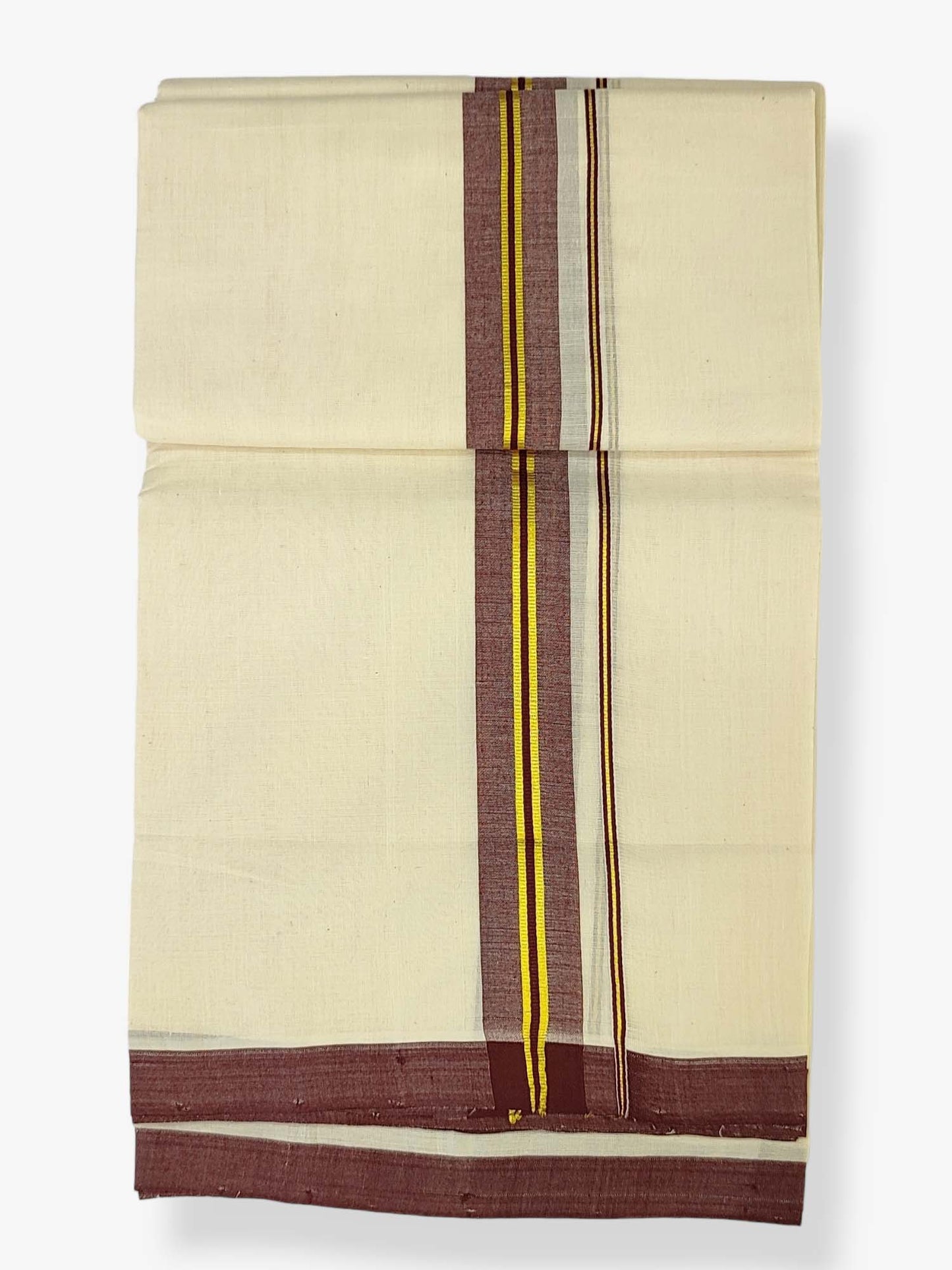  Kerala Balaramapuram Handloom Mundu/Dhoti Pure Cotton