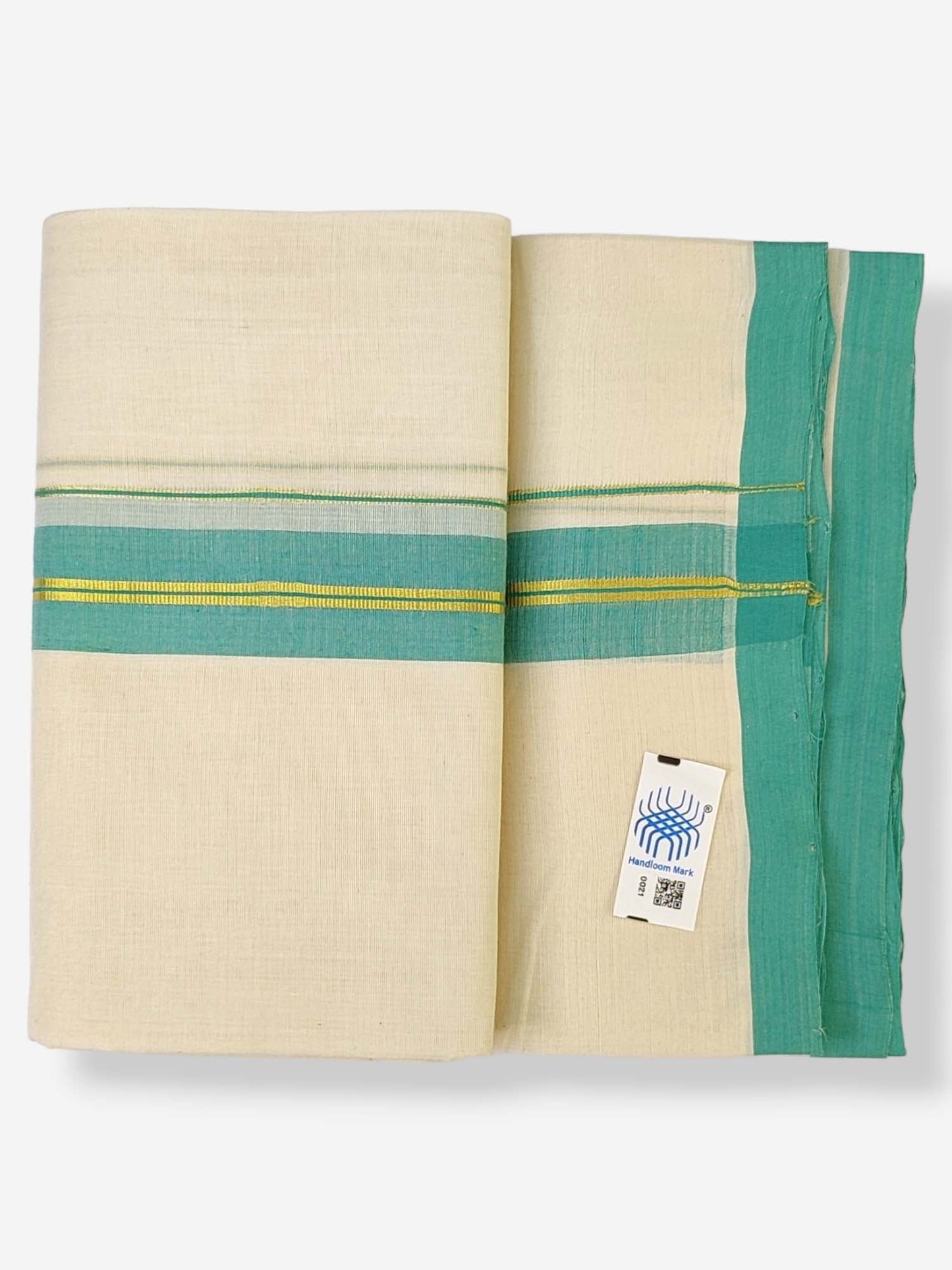  Kerala Balaramapuram Handloom Mundu/Dhoti Pure Cotton