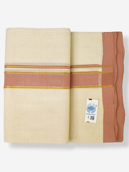  Kerala Balaramapuram Handloom Mundu/Dhoti Pure Cotton