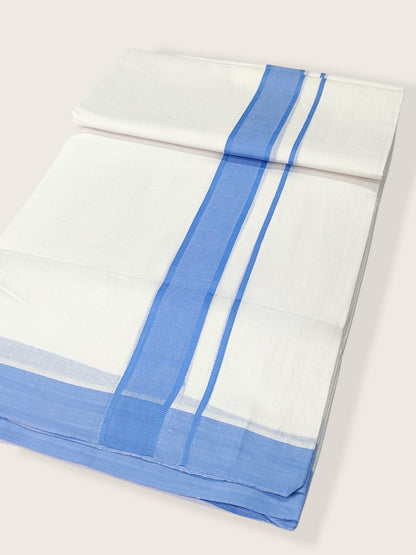 Pure Cotton White Dhoti/Mundu for Men