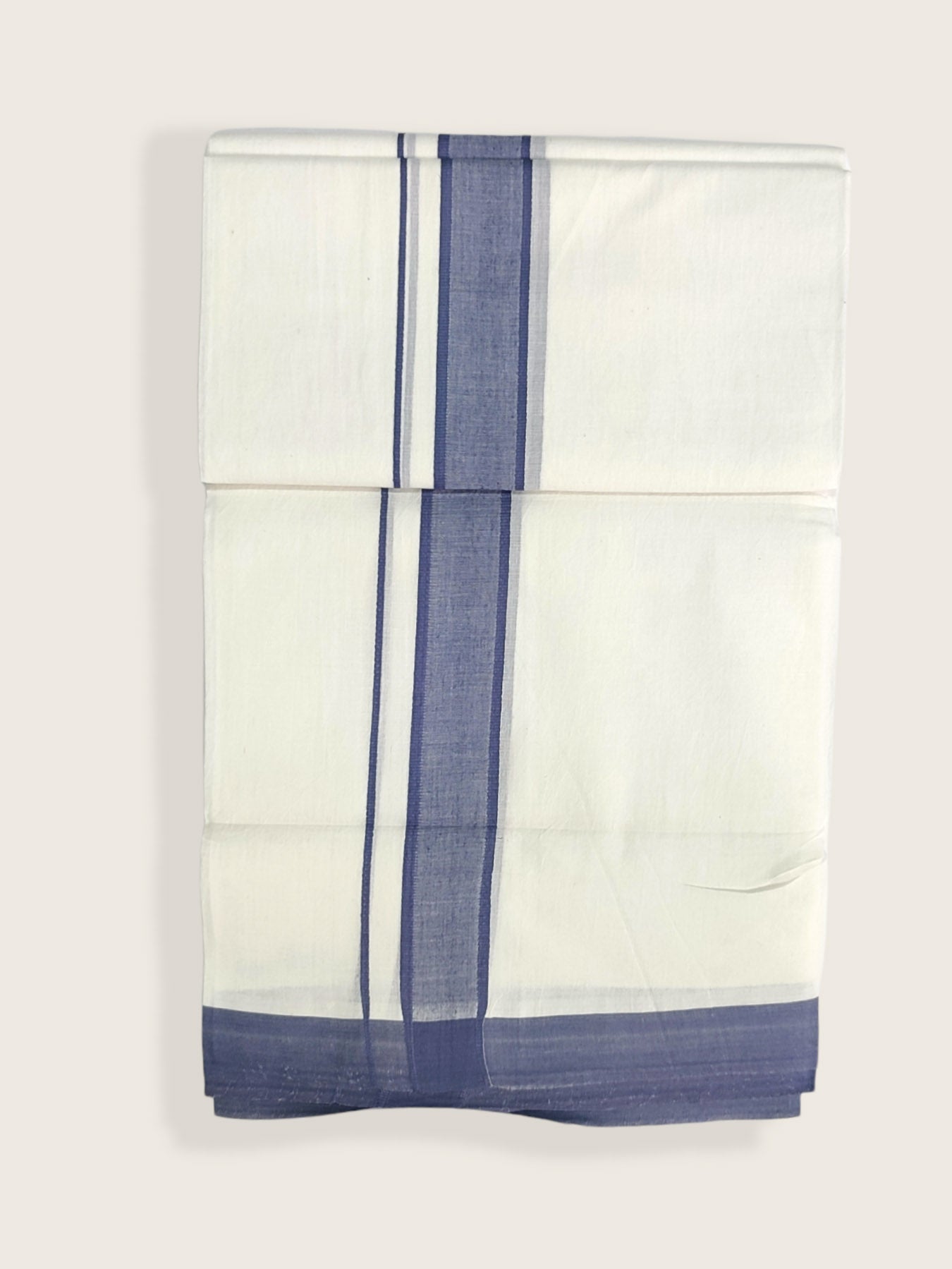 Pure Cotton White Dhoti/Mundu for Men