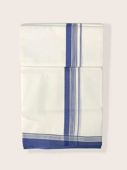 Pure Cotton White Dhoti/Mundu for Men