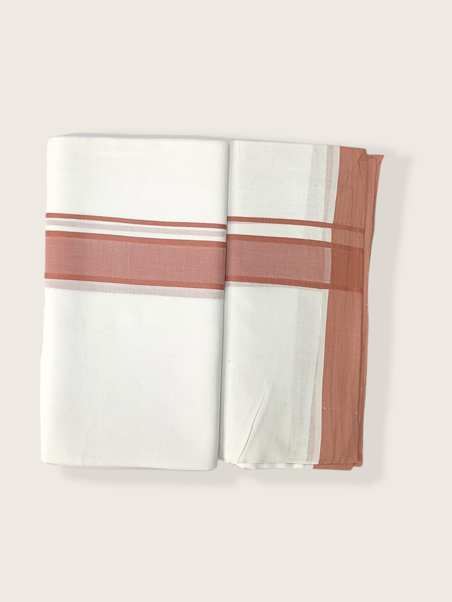 Pure Cotton White Dhoti/Mundu for Men