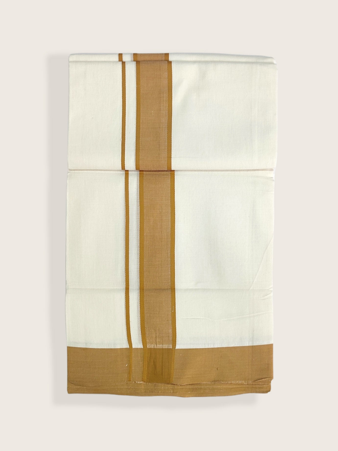 Pure Cotton White Dhoti/Mundu for Men