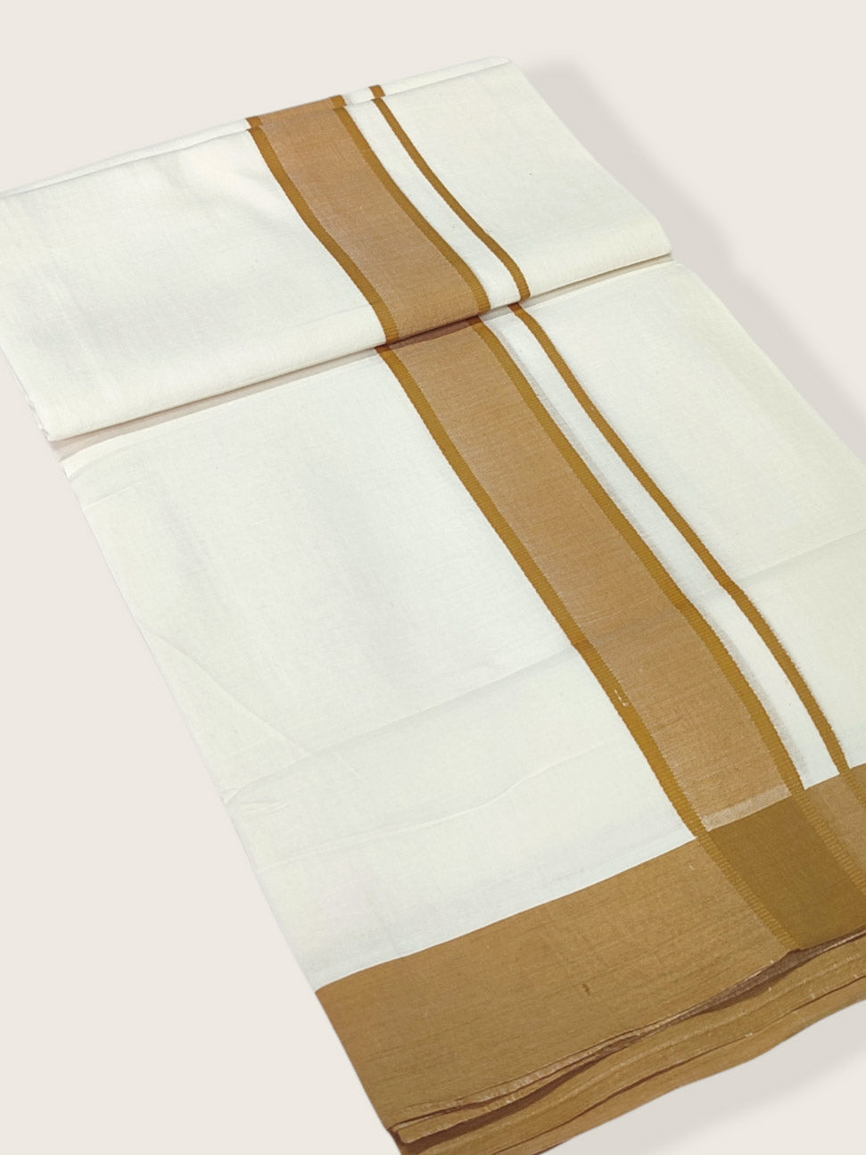 Pure Cotton White Dhoti/Mundu for Men