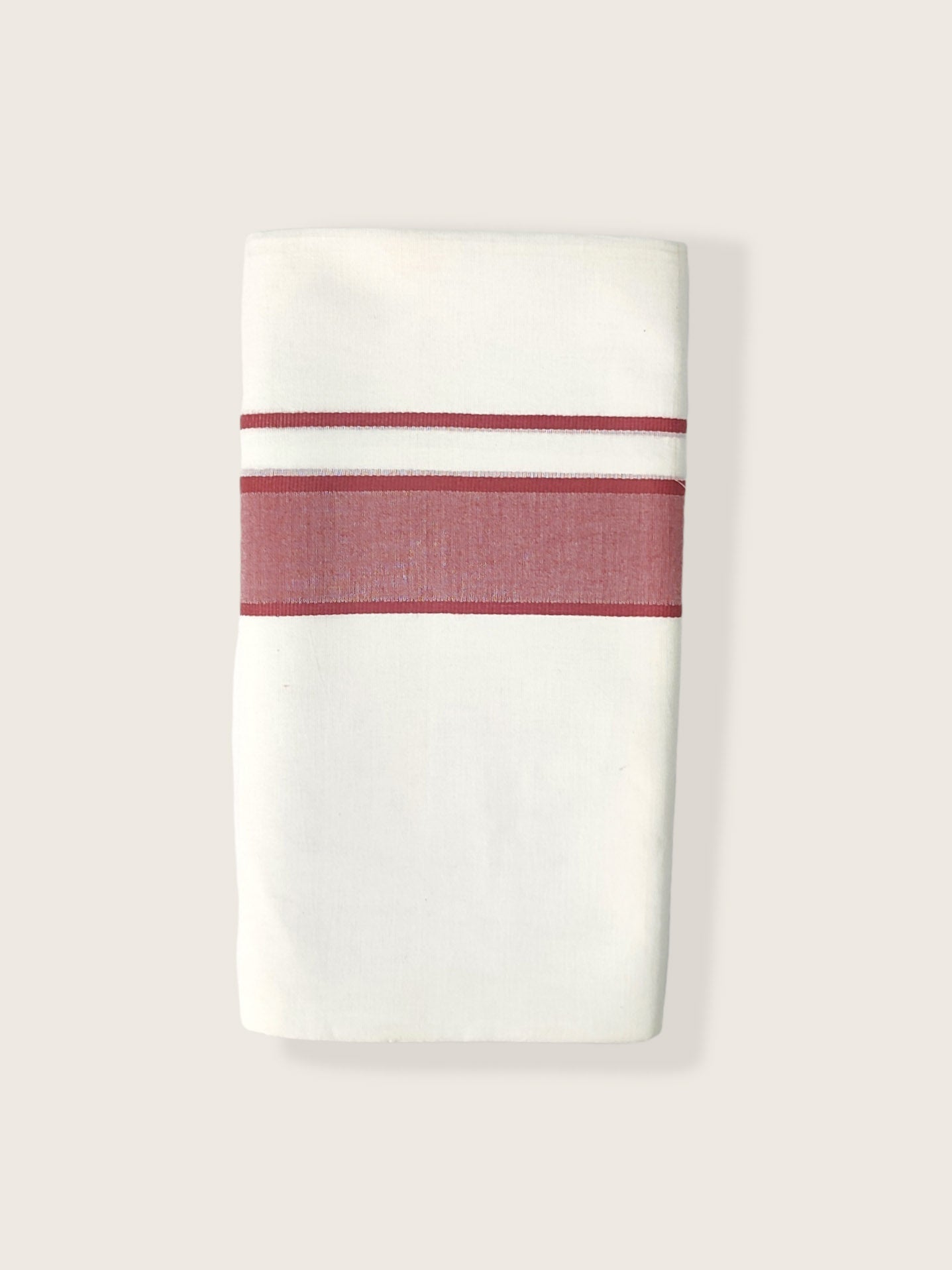 Pure Cotton White Dhoti/Mundu for Men