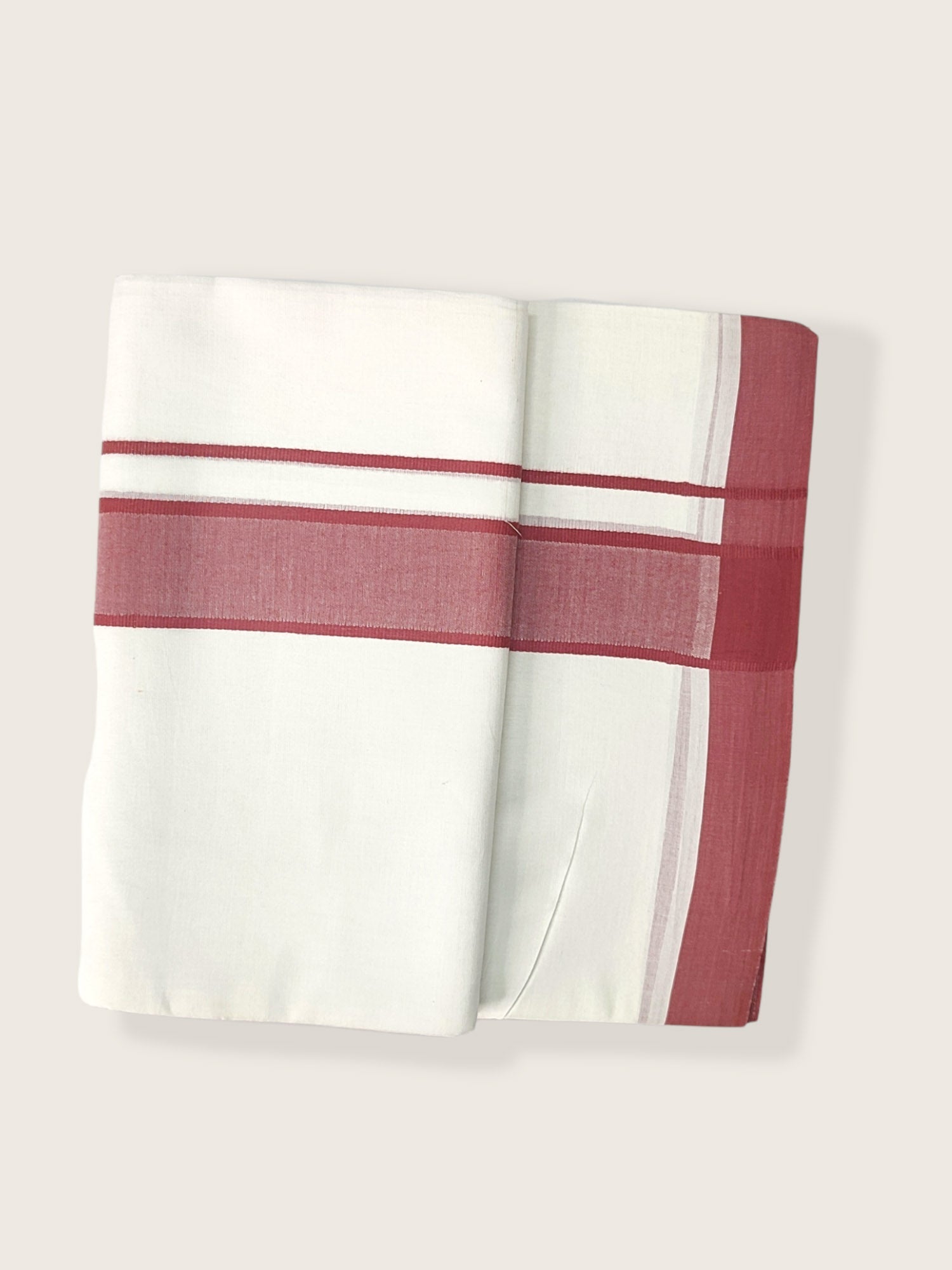 Pure Cotton White Dhoti/Mundu for Men