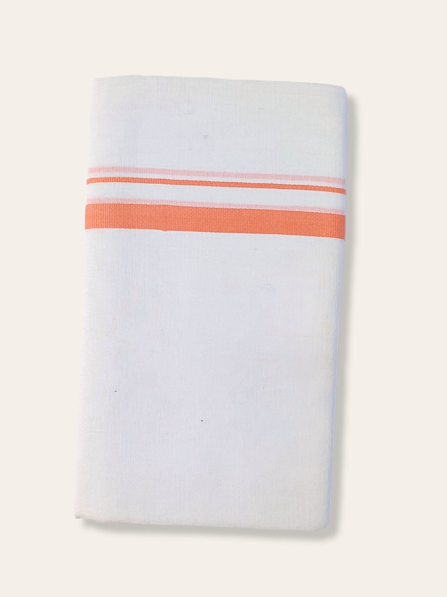 Cotton White Dhoti/Mundu for Men