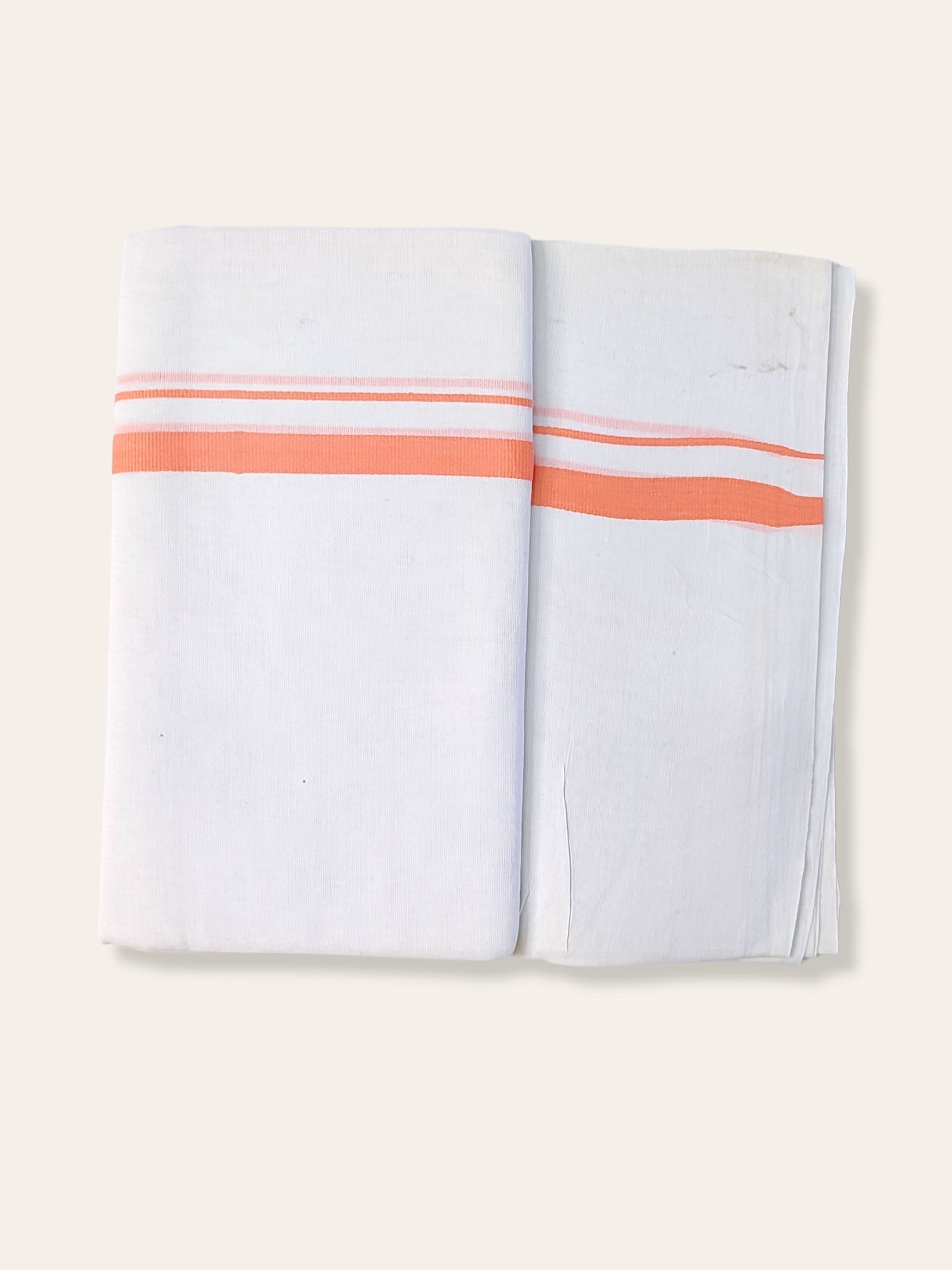 Cotton White Dhoti/Mundu for Men