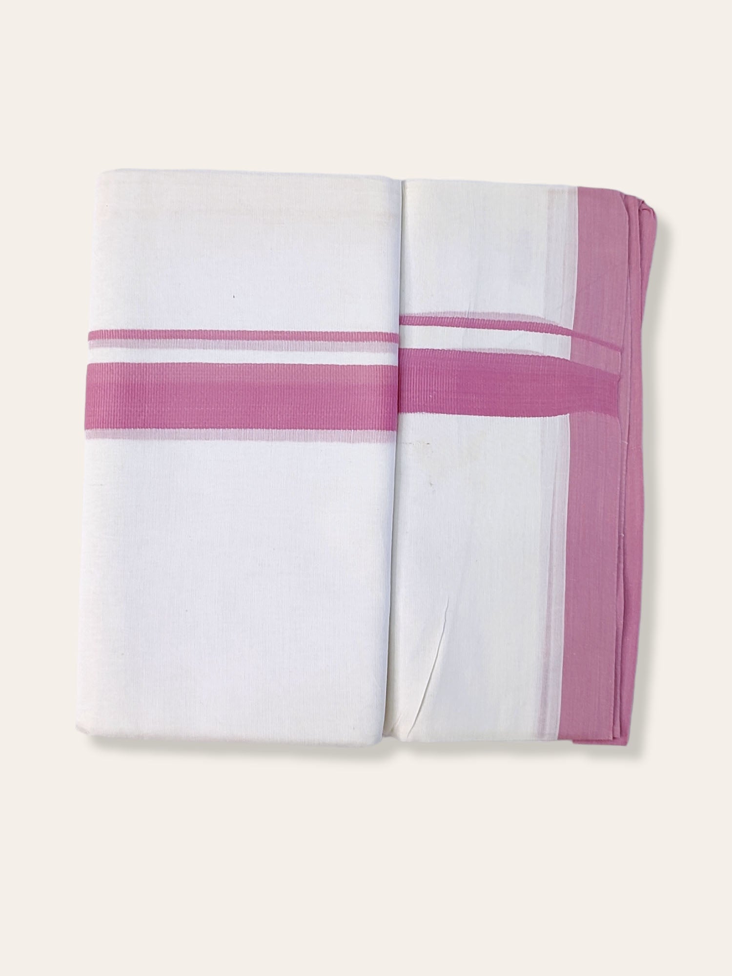 Cotton White Dhoti/Mundu for Men