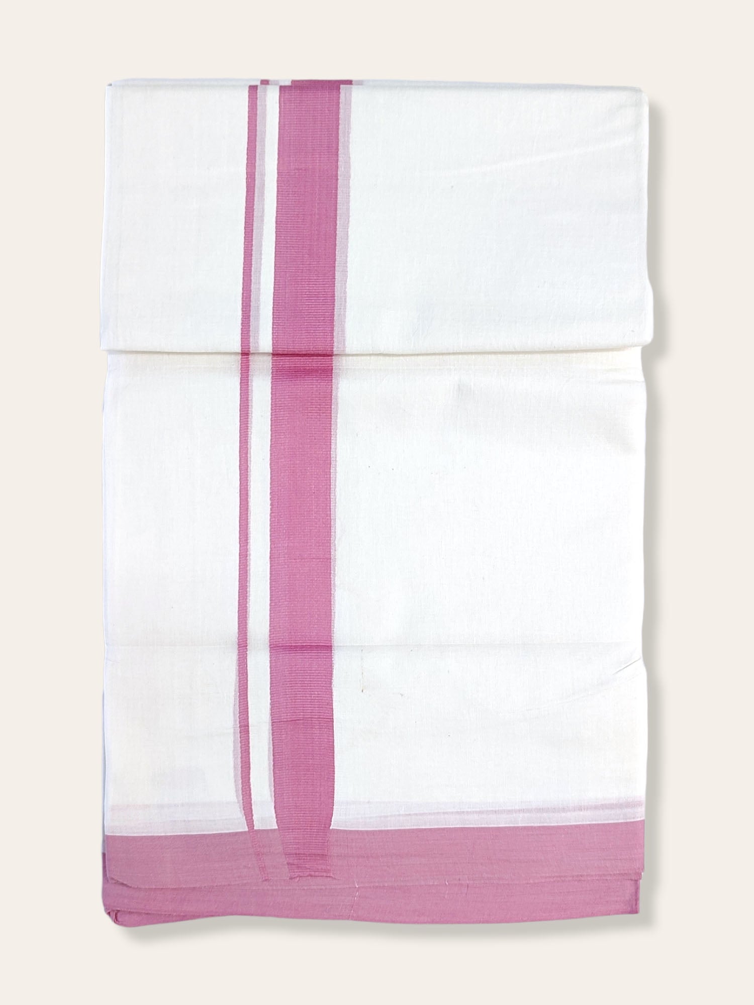 Cotton White Dhoti/Mundu for Men