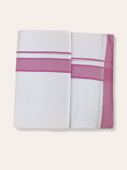 Cotton White Dhoti/Mundu for Men