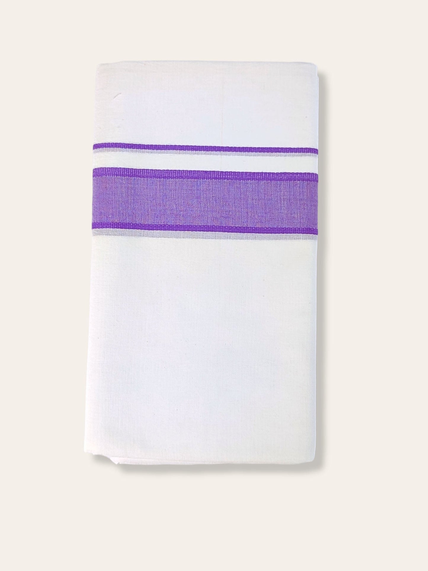 Cotton White Dhoti/Mundu for Men