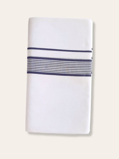 Cotton White Dhoti/Mundu for Men