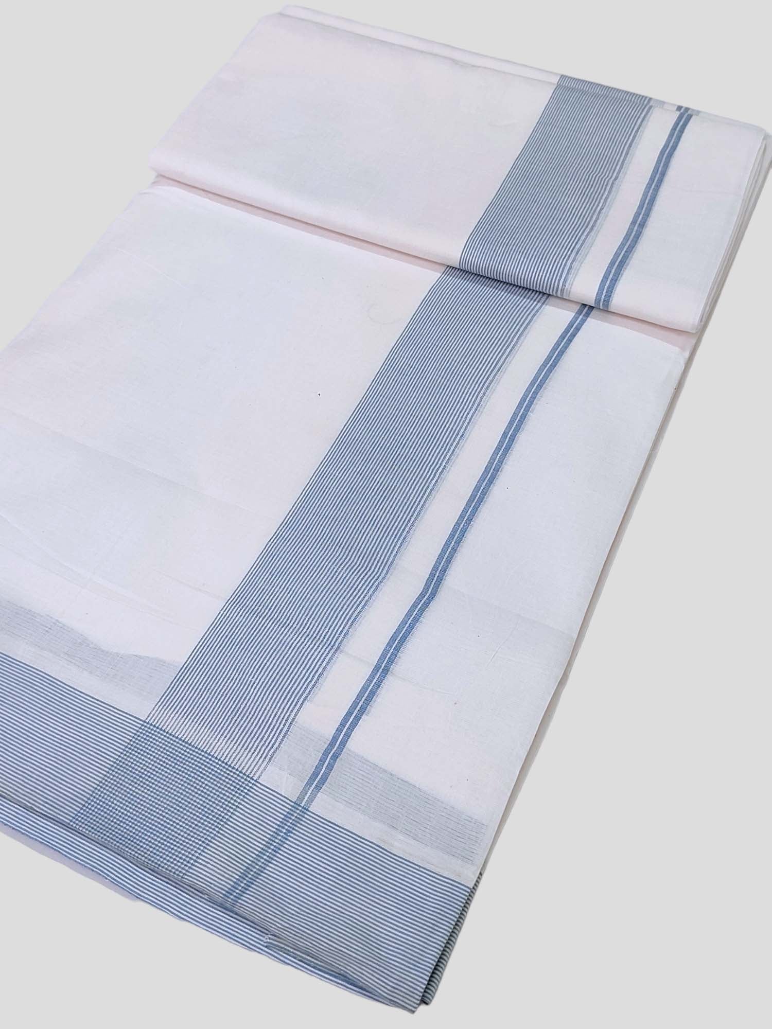 Cotton White Dhoti/Mundu for Men