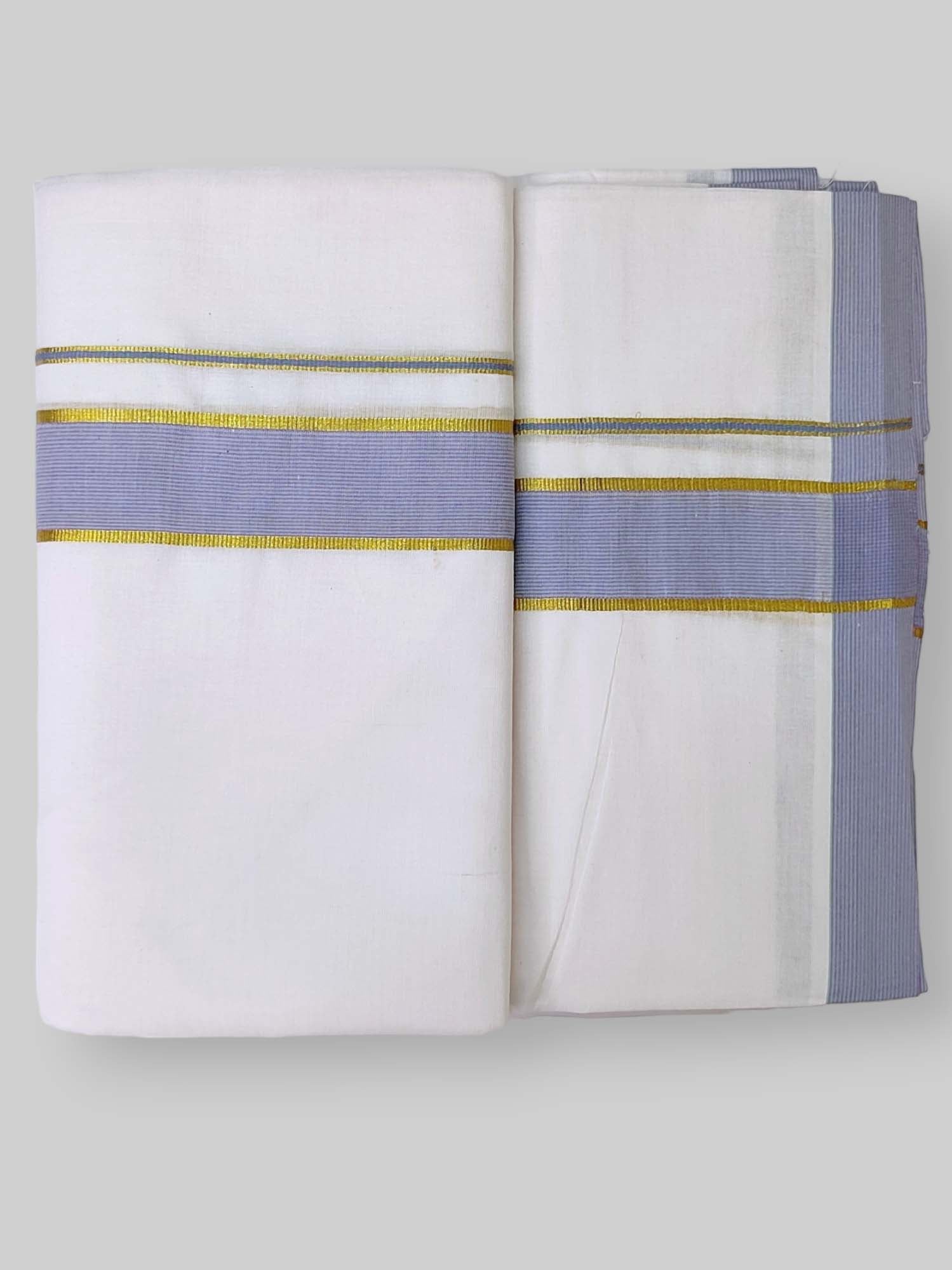 Cotton White Dhoti/Mundu for Men