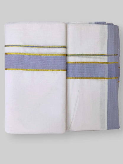 Cotton White Dhoti/Mundu for Men