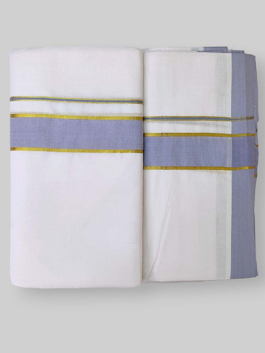Cotton White Dhoti/Mundu for Men