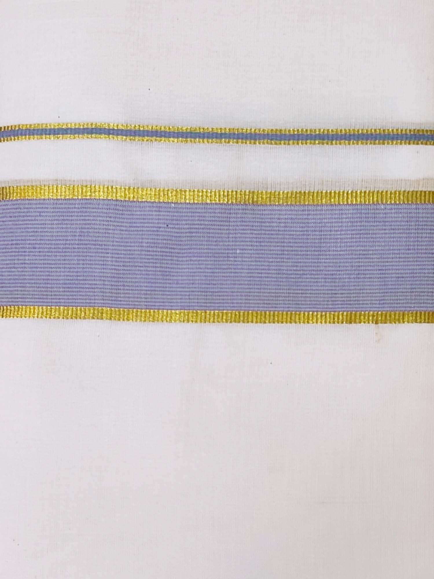 Cotton White Dhoti/Mundu for Men