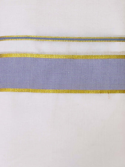 Cotton White Dhoti/Mundu for Men