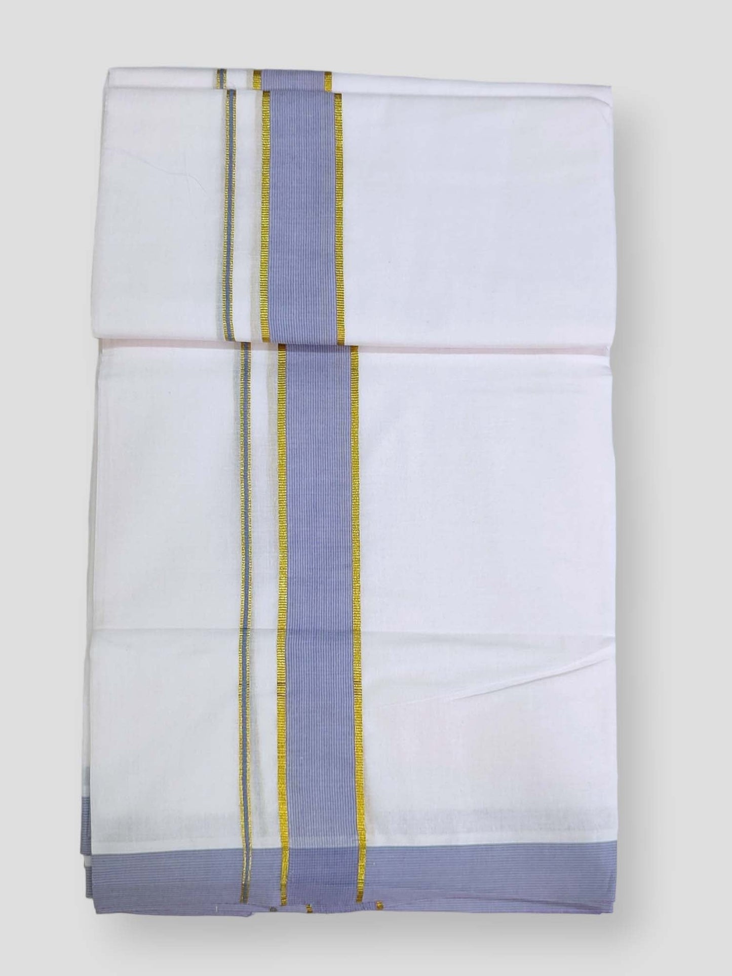 Cotton White Dhoti/Mundu for Men