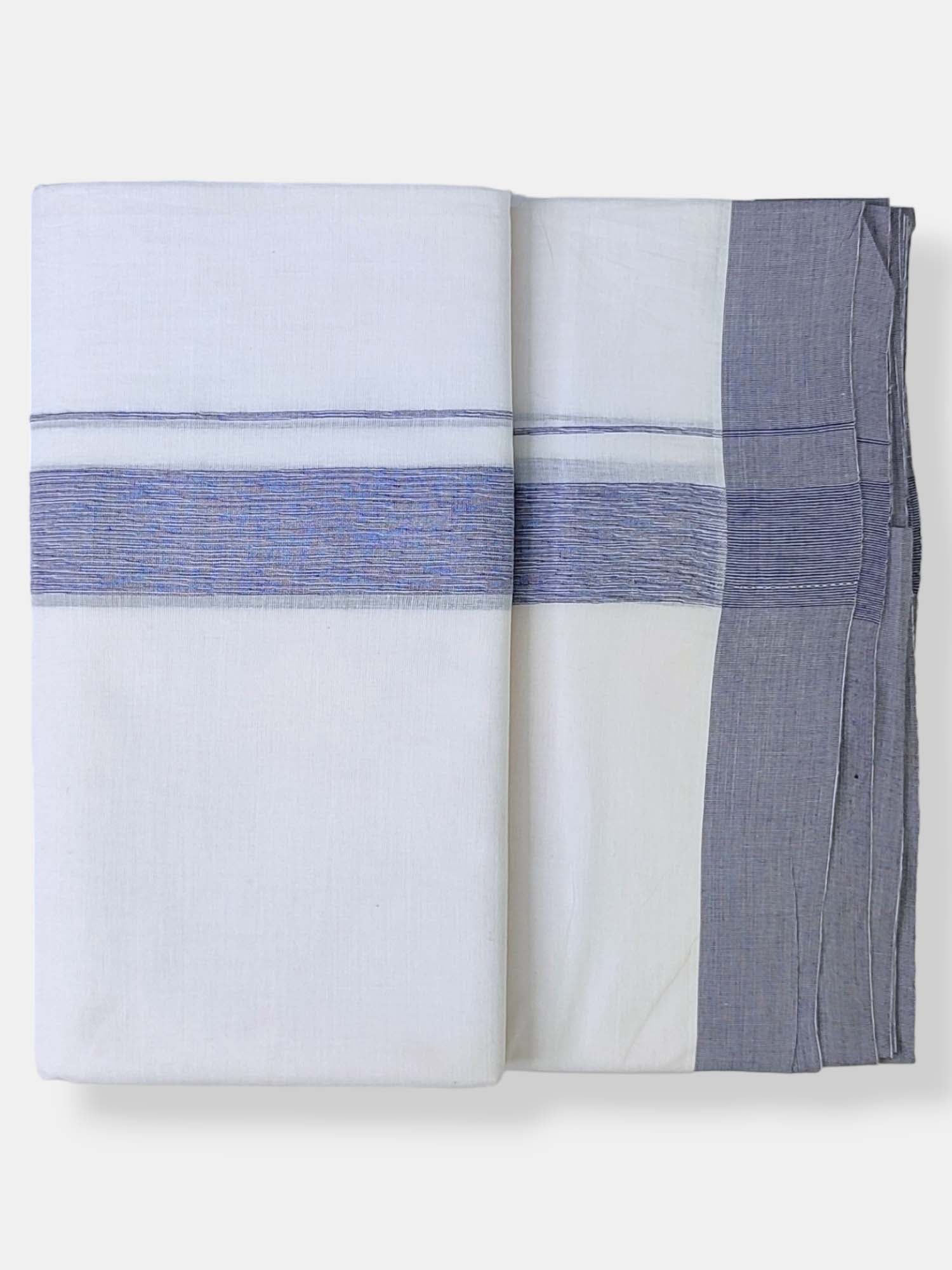 Cotton White Dhoti/Mundu for Men
