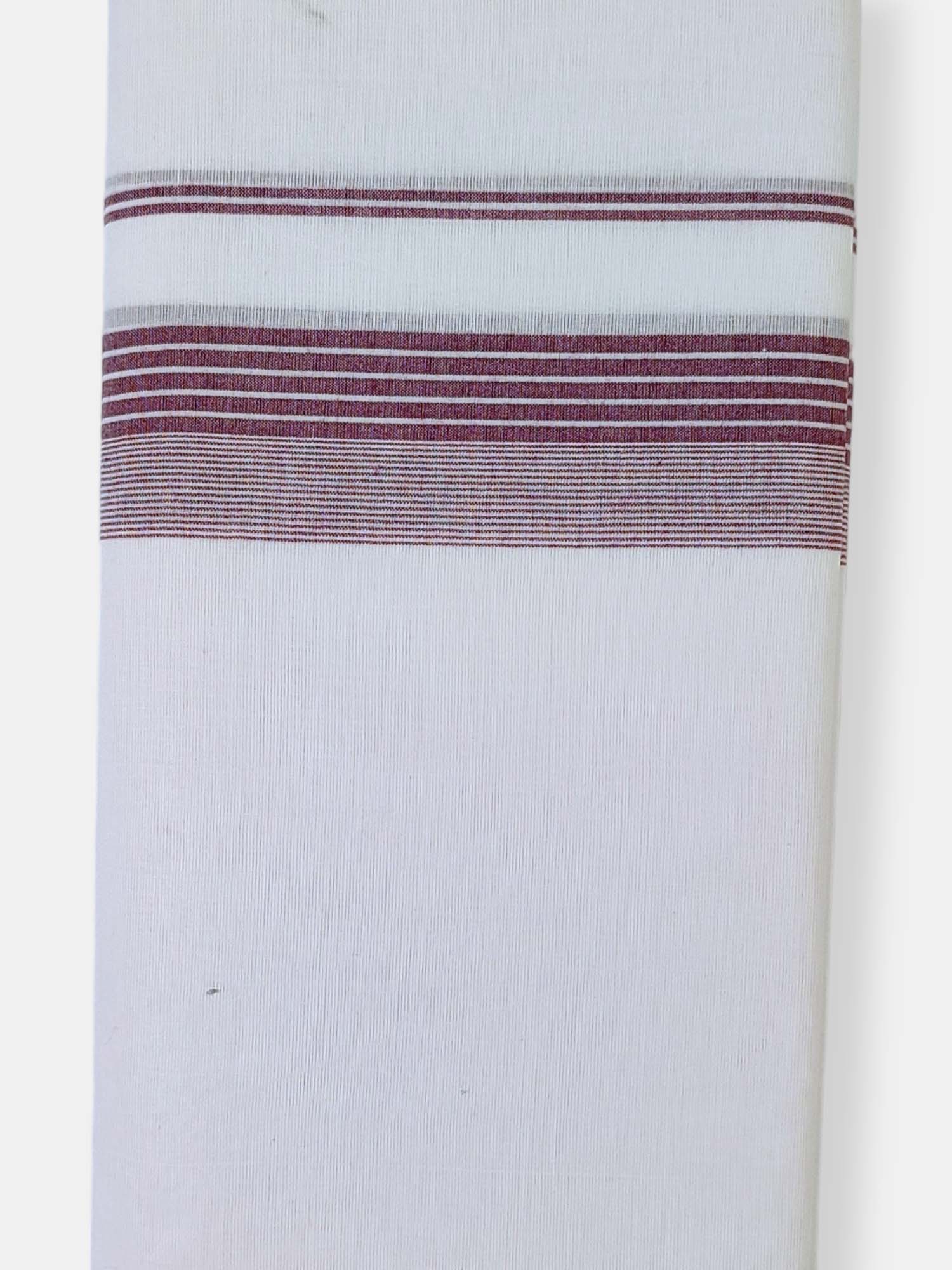 Cotton White Dhoti/Mundu for Men
