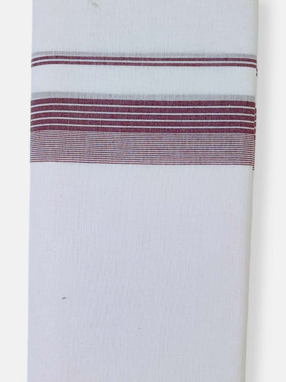 Cotton White Dhoti/Mundu for Men