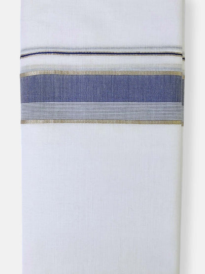 Cotton White Dhoti/Mundu for Men