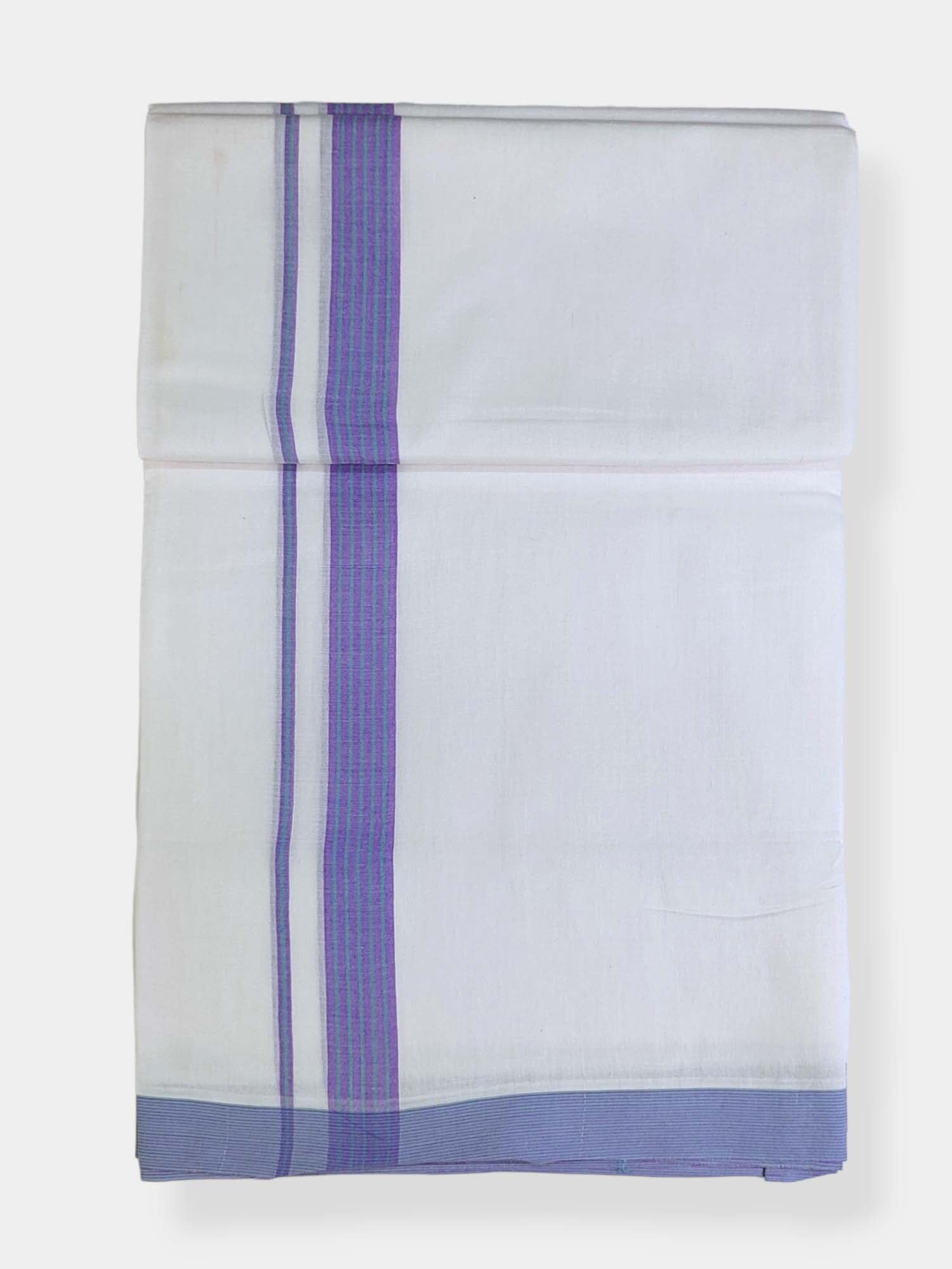 Cotton White Dhoti/Mundu for Men