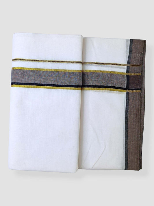 Cotton White Dhoti/Mundu for Men