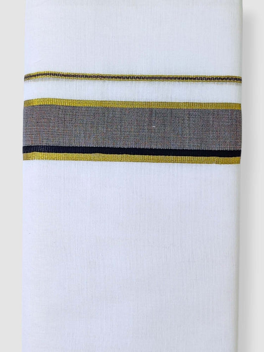 Cotton White Dhoti/Mundu for Men